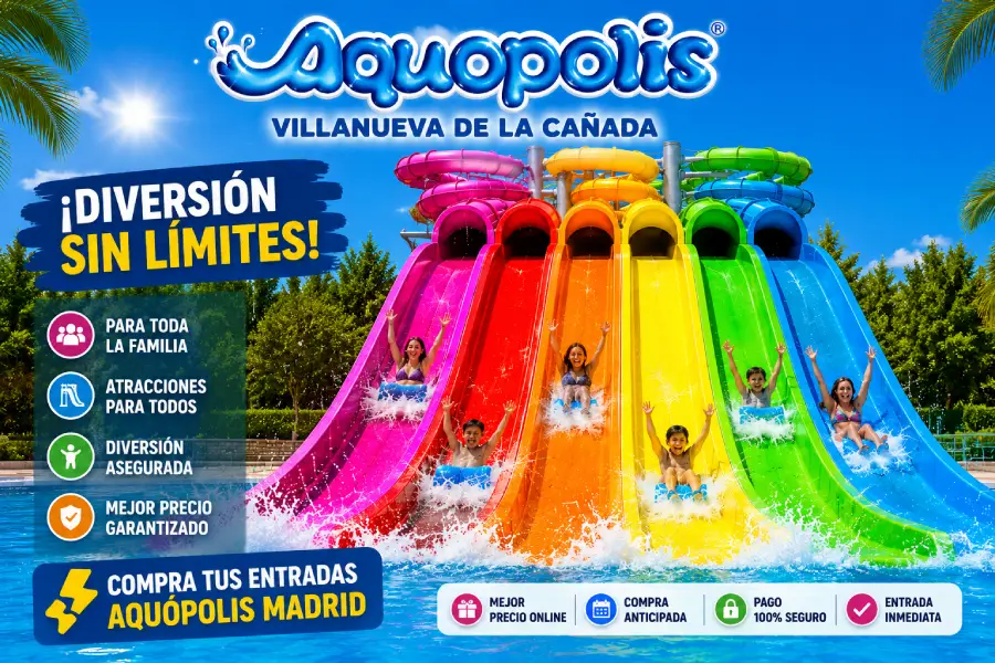 Aquopolis Madrid Villanueva de la Cañada Parque acuático
